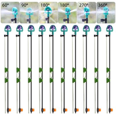 [Like Activities] MUCIAKIE ปรับมุม60/90/180/270/360องศาหัวฉีดบน50เซนติเมตร Filberglass เดิมพันสวนชลประทานรดน้ำหัวฉีด