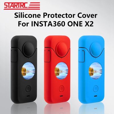 STARTRC Insta360 ONE X2 Silicone Case Soft Cover Body + Lens Cover ซิลิโคนป้องกันตัวกล้อง และเลนส์ สำหรับ Insta360 ONE X2