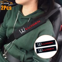 [HOT HOT SHXIUIUOIKLO 113] VEHICAR Car Seat Belt Cover 2PCS Cotton Driver Shoulder Protector Safety Belt Pads For LUXGEN Vehicle Universal