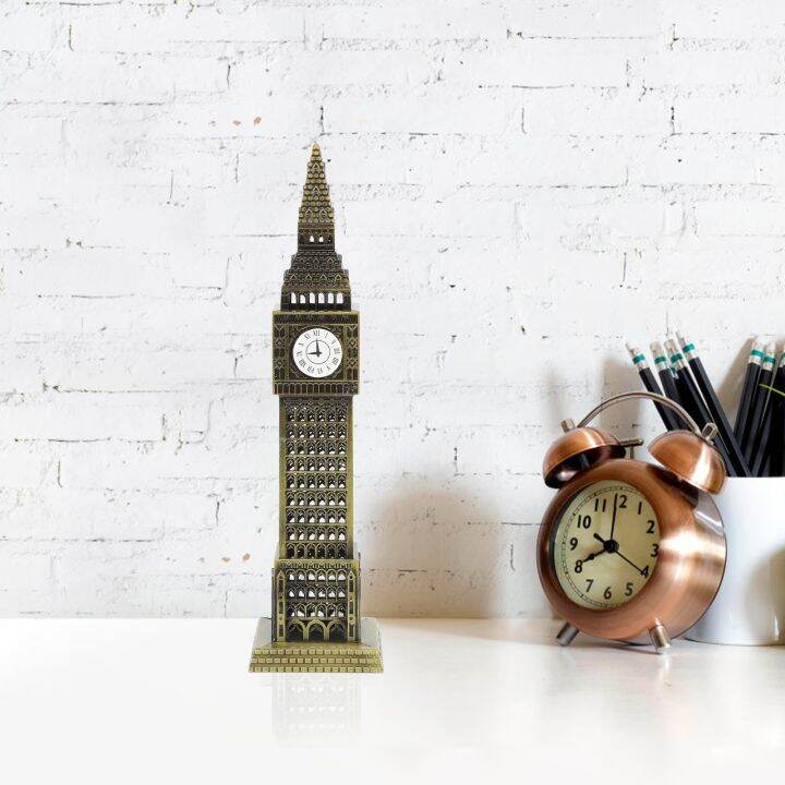 model-big-ben-building-souvenir-statue-london-architectural-england-vintage-metal-tower-figurine-tourist-gifts-travel-eye