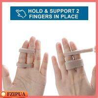 FZIPUA 10pcs ปรับได้ปรับได้ ที่รัดสีชมพู เฝือกนิ้ว เทปห่วงนิ้ว ผ้าพันนิ้วเท้า สายรัดนิ้ว นิ้วห่อ