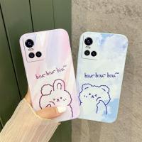 สำหรับ VIVO เคส S10ซิลิโคนลายการ์ตูน VIVO S10E Soft เคสด้านข้างภาพวาดสีน้ำมันฝาหลัง