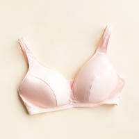 Birdsky, 1PC Summer women silk bra brassiere breast top thin cup push up wire rimless, 100 mulberry pure silk. OR-93