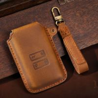 【cw】 Genuine Leather Car Key Cover Fob for Renault DusterCaptur Clio Scenic Megane Sandero Kaptur Talisman Espace Zoe Arkana Twingo