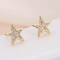 【CC】 DE155 Fashion Delicacy 4A Five-Star Ear Stud GIRL  39;S Banquet WOMEN  39;S Jewelry Earrings 2021