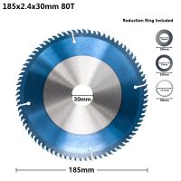 XCAN Wood Saw Blade 185210255mm Circular Saw Disc Nano Blue Coated TCT Blades Carbide Tipped Saw Blades Wood Cutting Disc