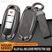 Zinc Alloy Car Key Case Cover For Nissan Qashqai X-Trail T31 T32 Juke J10 J11 Kicks Tiida Altima Pathfinder Note For Infiniti