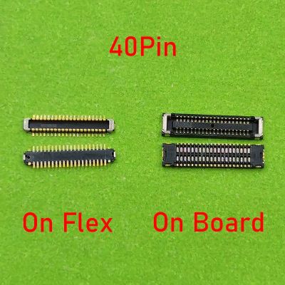 2pcs 40Pin LCD Display FPC Connector On MotherBoard For Xiaomi 10T/10T Pro/Redmi 9/Note 9 Pro 5G /Pocophone POCO X3 X3 NFC/X3Pro