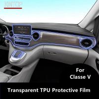 For Mercedes-Benz Classe V 2021 W447 Car Interior Center Console Transparent TPU Protective Film Anti-Scratch Repair Film