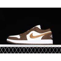 Original J 1 "Mocha Toe" Low Cut Basketball Shoes Casual Sneakers for Men Women