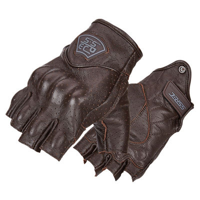 Genuine Leather Motorcycle Gloves Retro Motocross Vintage Touch Screen Riding Biker Moto Gloves Motorbike Full Finger Gloves