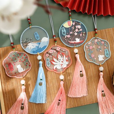 【CC】□  Embroidery Amulet Handcraft Needlework Sewing Material kit Car Pendant