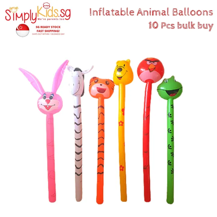 ® [SG SELLER] 10pcs Inflatable Animal Long Balloons /  Waterproof / Reusable / Whistling Sound Effect - Birthday Goodie Bag /  Birthday Party Packs / Party Return Gifts / Christmas - SG READY STOCK,  FAST SHIPPING! | Lazada Singapore