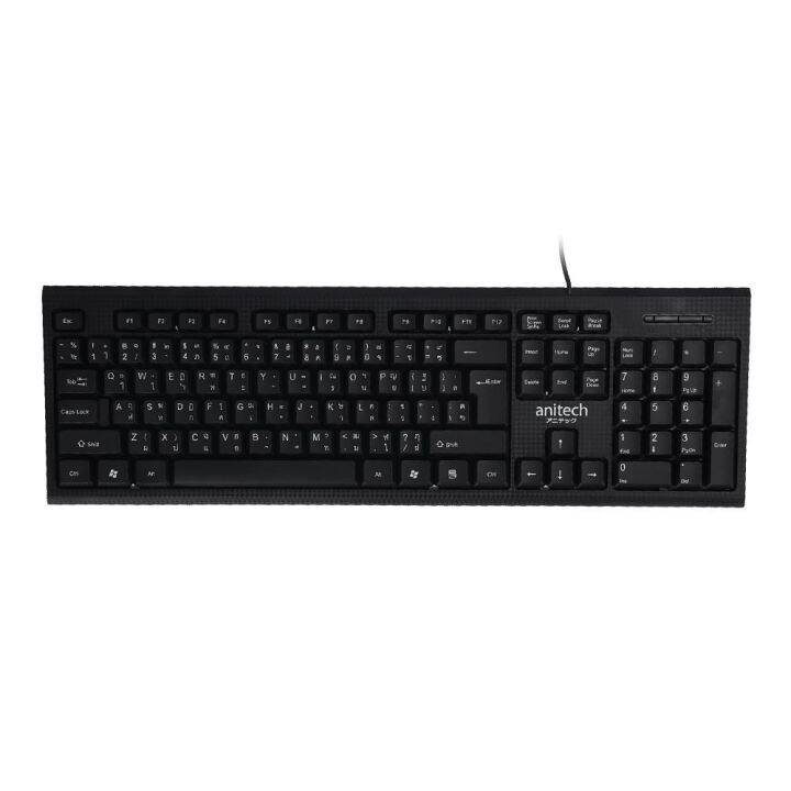 Shock price !!... KEYBOARD (คีย์บอร์ด) ANITECH P202 USB (BLACK) key board,คีย์บอร์ด,แป้นพิมพ์