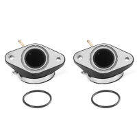 2Pcs Carb Intake Boots คาร์บูเรเตอร์อินเทอร์เฟซอะแดปเตอร์สำหรับ Yamaha XV400 XV500