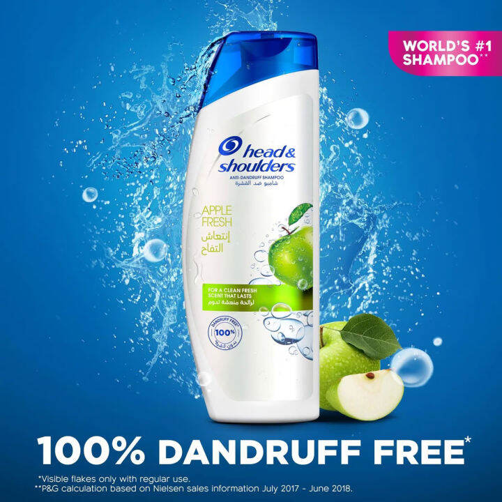 head-amp-shoulders-shampoo-370ml-apple-fresh-ด้วยกลิ่นหอมสดชื่นยาวนานของกรีนแอปเปิ้ล-kawaofficialth