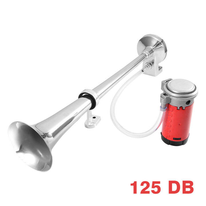 【Free Car Wash Cloth】12V Air Horn 125 DB Super Loud Universal Horn