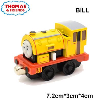 Thomas And Friends แม่เหล็กอัลลอยด์แบบดั้งเดิม1/43รถของเล่นตั๋วรถไฟโทมัส Anne Bulgy George Whiff Magnetism Kids Toys Locomotism