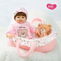 hot！【DT】▥  46CM bebe reborn doll new design lifelike real touch baby girl toys toddler Bonecas  for Kid gifts