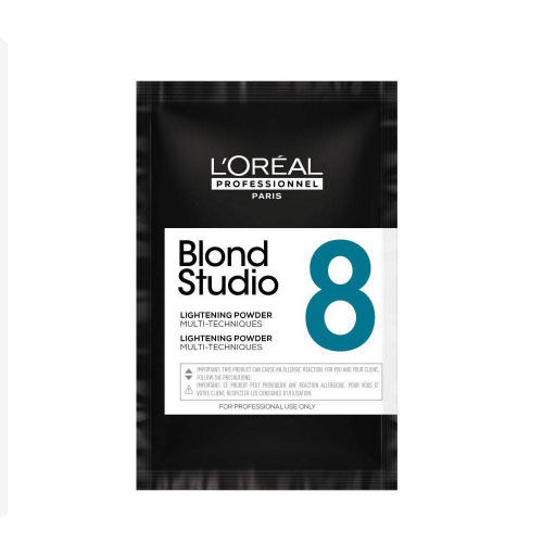 Loreal blond studio 8 multi techniques lightening powder 50 ทml ลอรีอัล บลอนด์ สตูดิโอ 8 ไลท์เทนนิ่ง พาวเดอร์ มัลติ เทคนิค แบบซอง