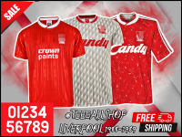 เสื้อฟุตบอล ลิเวอร์พูล ชุดเหย้า ปี 1978/1988 ย้อนยุคเกรดแฟนบอล Liverpool Retro Jersey 1978/1988