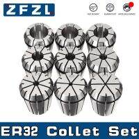 9PCS ER32 Chuck 4 6 8 10 12 14 16 18 20mm 0.005mm ความแม่นยำสูง ER32 Spring Collet ชุดสำหรับ CNC Machining Center แกะสลัก