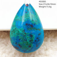 Genuine Natural Azurite Malachite Blue Green Pendant Gemstone Chrysocolla Women Men Malachite Rare Water Drop Necklace AAAAAA