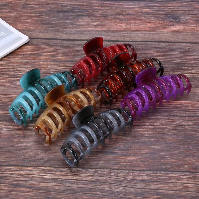 6Pcs/Lot Large Hair Claw Clips Hair Clips for Women Colorful Hair Claws for Thick Fine Hairs Hair Clips Girl Gift 6Pcs/Lot Large Hair Claw Clips Hair Clips for Women Colorful Hair Claws for Thick Fine Hairs Hair Clips Girl Gift