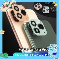 【COD】iPhone XR X ถึง iPhone 11 Pro Max สติกเกอร์เลนส์กล้องปลอม