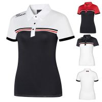 ™○✐Titleist Ms ลูกกอล์ฟปลูกฝังคุณธรรมของคนหนึ่งเสื้อยืดแขนสั้นระบายอากาศได้เร็วเสื้อโค้ทเสื้อโปโลฤดูร้อนแฟชั่นที่21