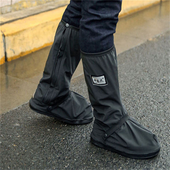 Creative waterproof reusable motorcycle cycling bike rain boot shoes - ảnh sản phẩm 1