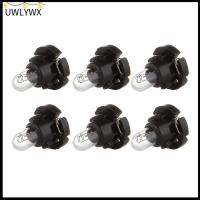 UWLYWX 10pcs T3/T4.2 หลอดเครื่องมือ LED สีขาวอบอุ่น ลิ่มตัว หลอดฮาโลเจน อุปกรณ์เสริมเสริม ทนทานต่อการใช้งาน แผงไฟแดช อุปกรณ์สำหรับรถยนต์