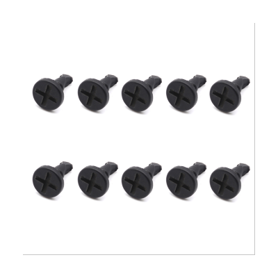 1Set Engine Compartment Cover Plate Screw Clips Black Replacement for Porsche Cayenne 2003-2010 95557271000 955 572 710 00