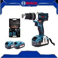 Bosch สว่านไร้สาย 199V 3ระบบ พร้อมแบต Lithuim Li-ion 2 ก้อน พร้อมกระเป๋าจัดเก็บคุณภาพดี