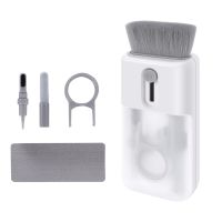 6 in 1 Cleaner Kit Computer Earphone Cleaner Brush Keyboard Cleaning Tool Screen Wipe Cloth for Headphone Phone Laptop