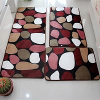 【PPQ Home Life Museum】 48 Soft Bath Mat Set การดูดซึมน้ำห้องอาบน้ำพรมพรมปูพื้นพรมห้องน้ำ Home Living Room Kitchen Door Floor Mat For Toilet