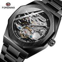 ZZOOI 2022 New Forsining Top Brand Luxury Automatic Mechanical Luminous Three Eyes Six Needles Skeleton Male Wristwatch Clock