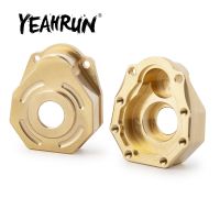 ตัวครอบพอร์ทัลขาพวงมาลัยเอทีวีทองเหลือง YEAHRUN [Automobile accessories] ตัวถ่วงน้ำหนักสำหรับ Traxxas TRX 4 Bronco 6 1/10ตีนตะขาบ RC ชิ้นส่วนโมเดลรถบรรทุก