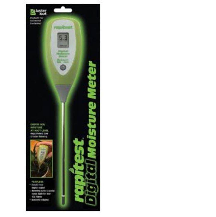 Luster Leaf 1825 Rapitest Digital Soil pH Moisture Meter Level Tester