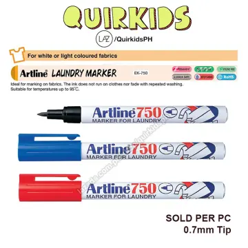 Artline 750 Laundry Marker - White