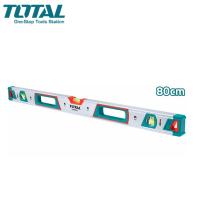 TOTAL ระดับน้ำอลูมิเนียม มี ขนาด 80 ซม. มีแม่เหล็ก รุ่น TMT20805M ( Magnetic Aluminium Level )