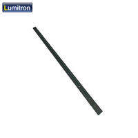 รางไฟแทรคไลท์แบบติดลอย 3 เฟส ความยาว 1 เมตร พร้อมหัวปิด-หัวจ่าย สีดำ #LMTS3S-1MW/END-BK