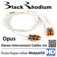 BlackRhodium Opus Stereo Interconnect Cables 1m