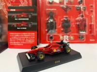 ของเล่นโมเดลการตกแต่งรถประกอบที่ทำจากอัลลอยหล่อ F1 1/64 KYOSHO Ferrari Schumacher #1 LM