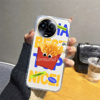 เคสขายดี Realme 11X 5G Realme11 C51 NFC 4G 5G ครีเอทีฟแฮมเบอร์เกอร์เฟรนช์ฟรายคู่รักเคสมือถือ TPU Silicagel ปลอกนิ่มแบบบางเฉียบ RealmeC51ฝาครอบป้องกันการตก