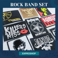 [expro] Rock Brand Patch-The Adicts,DANZIG,The Scorpions,Linkin park,Wrath,Therion,Pentagram relentless,bob marley,David Bowie ตัวรีดติดเสื้อ iron patches อาร์มติดเสื้อ ติดรองเท้า ติดกระเป๋า