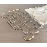 Foldable Stainless Steel underwear Hanger clothes Hanger Underwear Hanger for Drying Towels Bras Baby Clothes Gloves