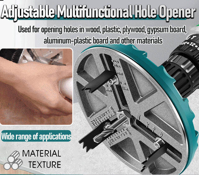 Drills & Drivers Adjustable Multifunctional Hole Saw