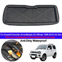 Car Rear Boot Cargo Liner Tray For Suzuki Chevrolet Jimny Mazda AZ-Offroad 1998 - 2018 Trunk Luggage Floor Mats Cars Pad Rug