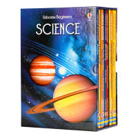 Eusborne primary science 10 volumes boxed original English Usborne beginners science physics books Encyclopedia of childrens knowledge popular science picture books English picture books